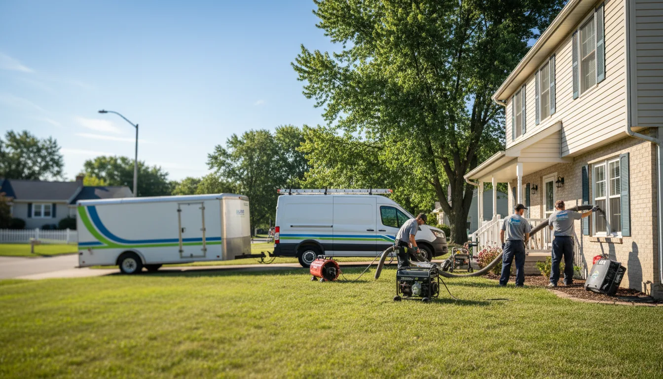 Flooded Basement Restoration And Cleanup With Repair in Alvord, IA near me